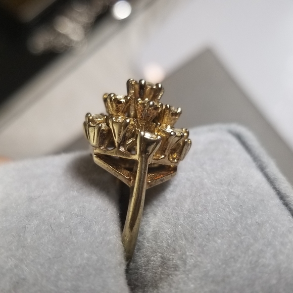 Vintage 18k GE ring - Picture 10 of 11